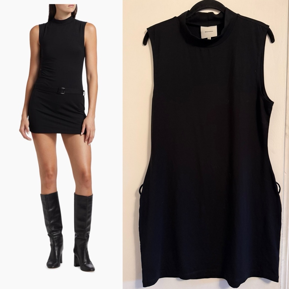 Reformation
Jemma Belted Knit Minidress